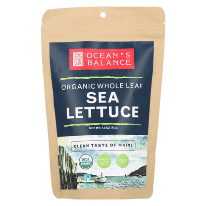 Ocean's Balance, Organic Whole Leaf Sea Lettuce, 1.5 oz (42 g)