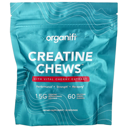 Organifi, Creatine Chews™, Cherry, 60 Gummies