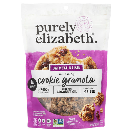 Purely Elizabeth, Cookie Granola, Oatmeal Raisin, 11 oz (312 g)