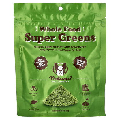 Natural Dog Company, Whole Food Super Greens, For Dogs, 8 oz (228 g)