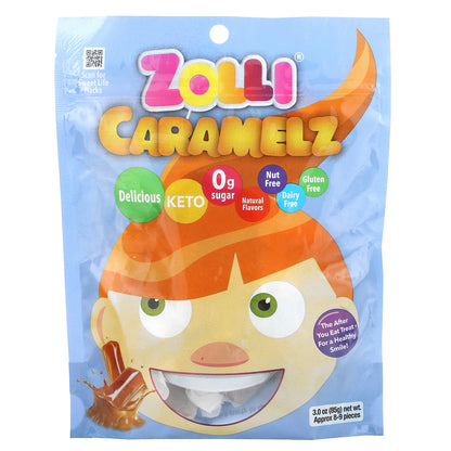 Zollipops, Zolli Caramelz, Approx. 8-9 Pieces, 3 oz (85 g)