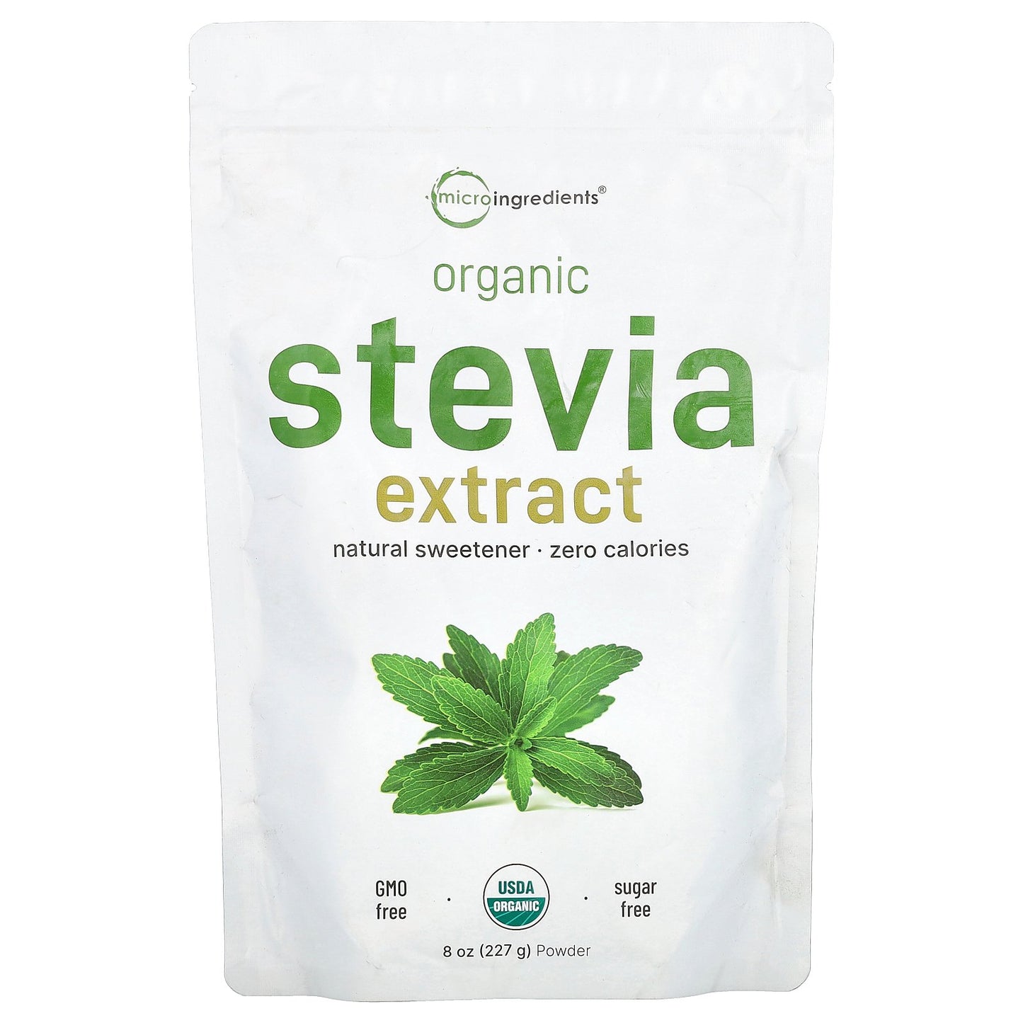 Micro Ingredients, Organic Stevia Extract Powder, 8 oz (227 g)