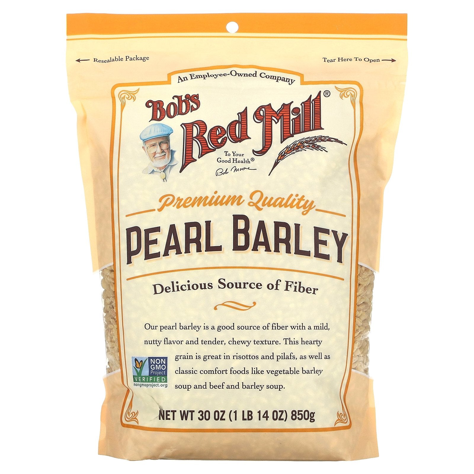 Bob's Red Mill, Pearl Barley, 1 lb 14 oz (850 g)