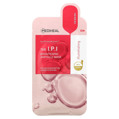 MEDIHEAL, The I.P.I, Brightening Ampoule Beauty Mask, 1 Sheet, 0.84 fl oz (25 ml)