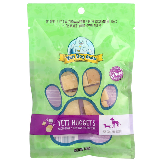 Yeti Dog Chew, Yeti Nuggets, Refill, For Dogs, All Sizes, 3.5 oz