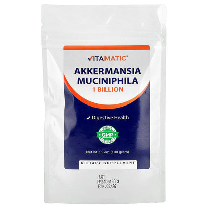 Vitamatic, Akkermansia Muciniphila, 3.5 oz (100 g)