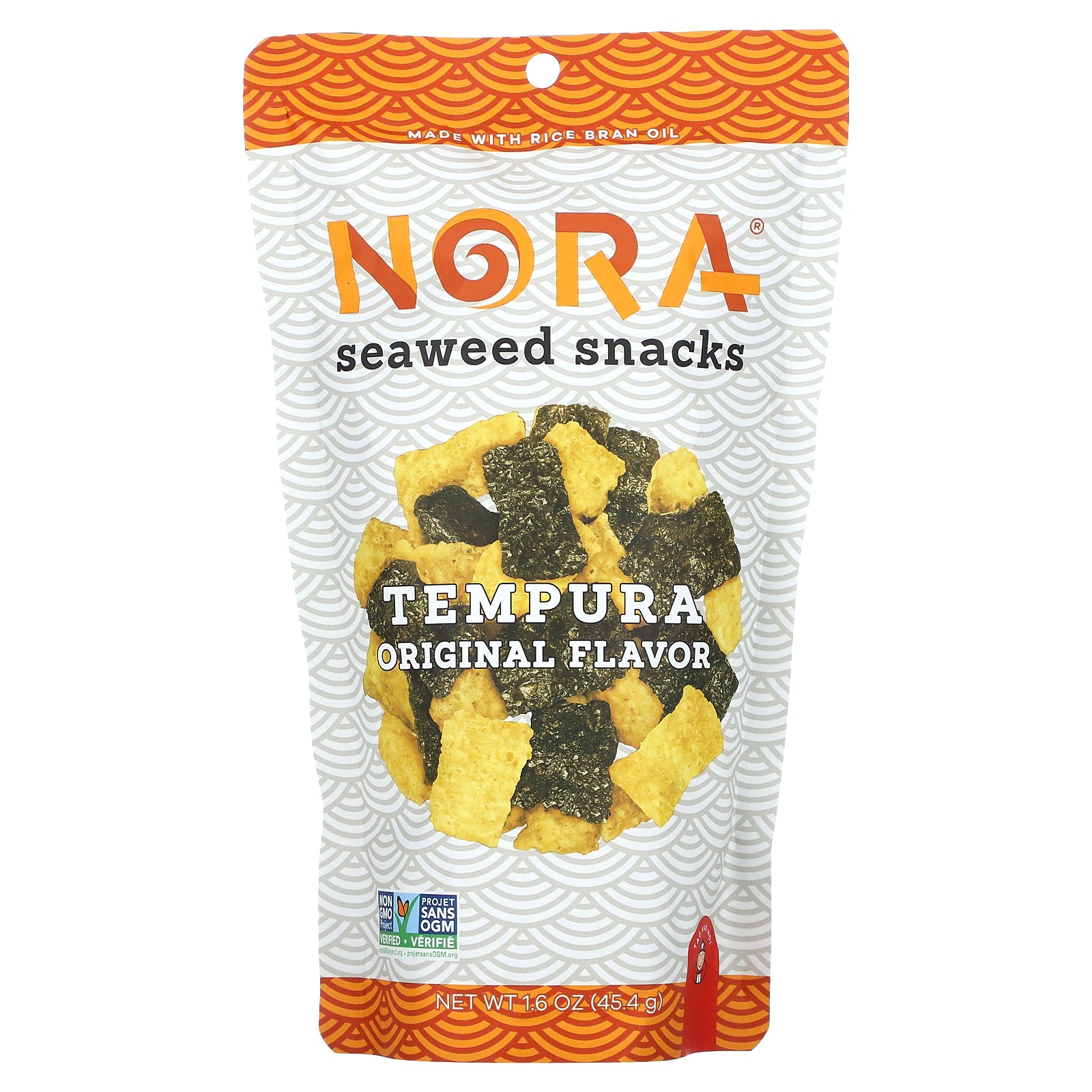 Nora Snacks, Seaweed Snacks, Tempura Original, 1.6 oz (45.4 g)