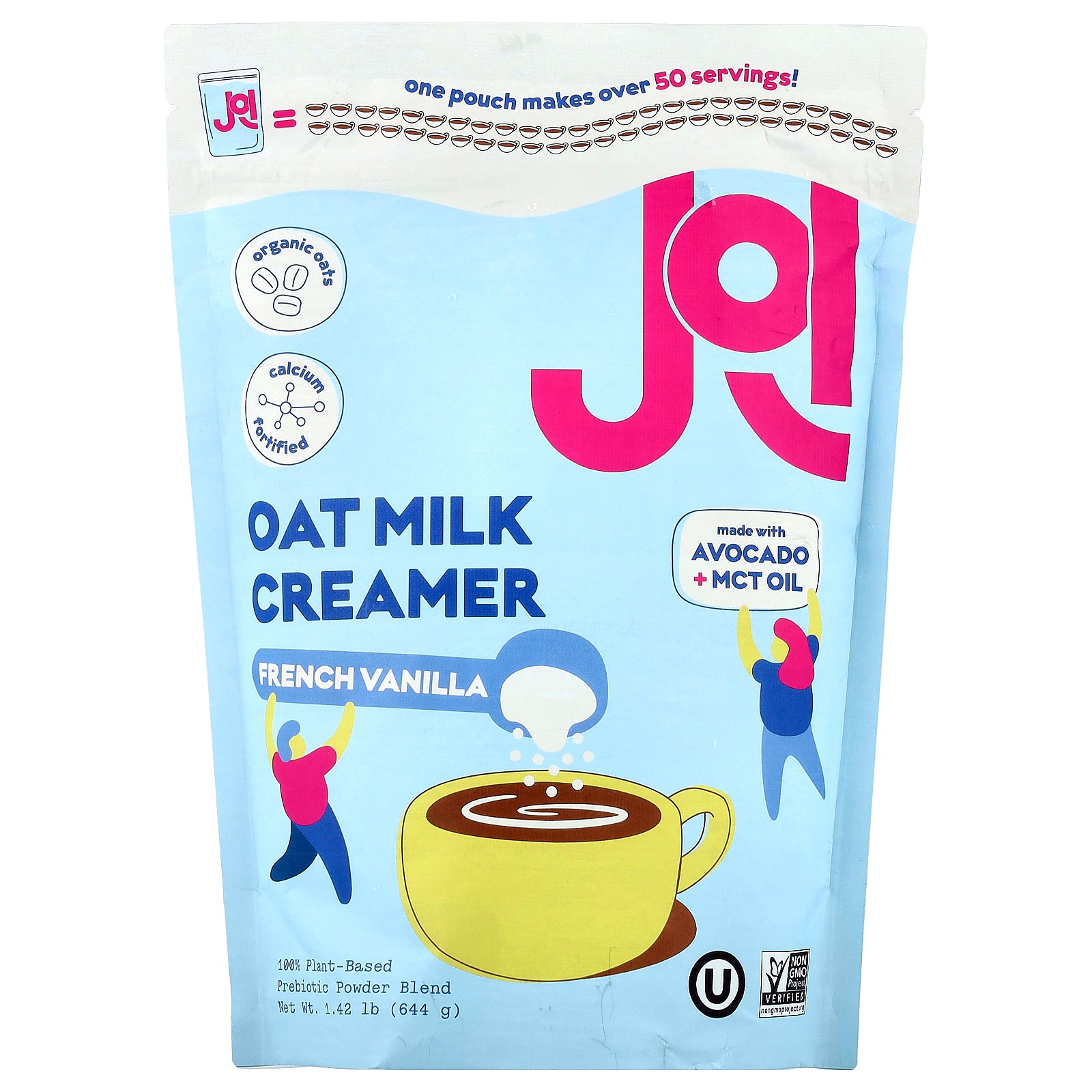 JOI, Oat Milk Creamer, French Vanilla, 1.42 lb (644 g)