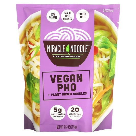 Miracle Noodle, Vegan Pho + Plant Based Noodles , 7.6 oz (215 g)