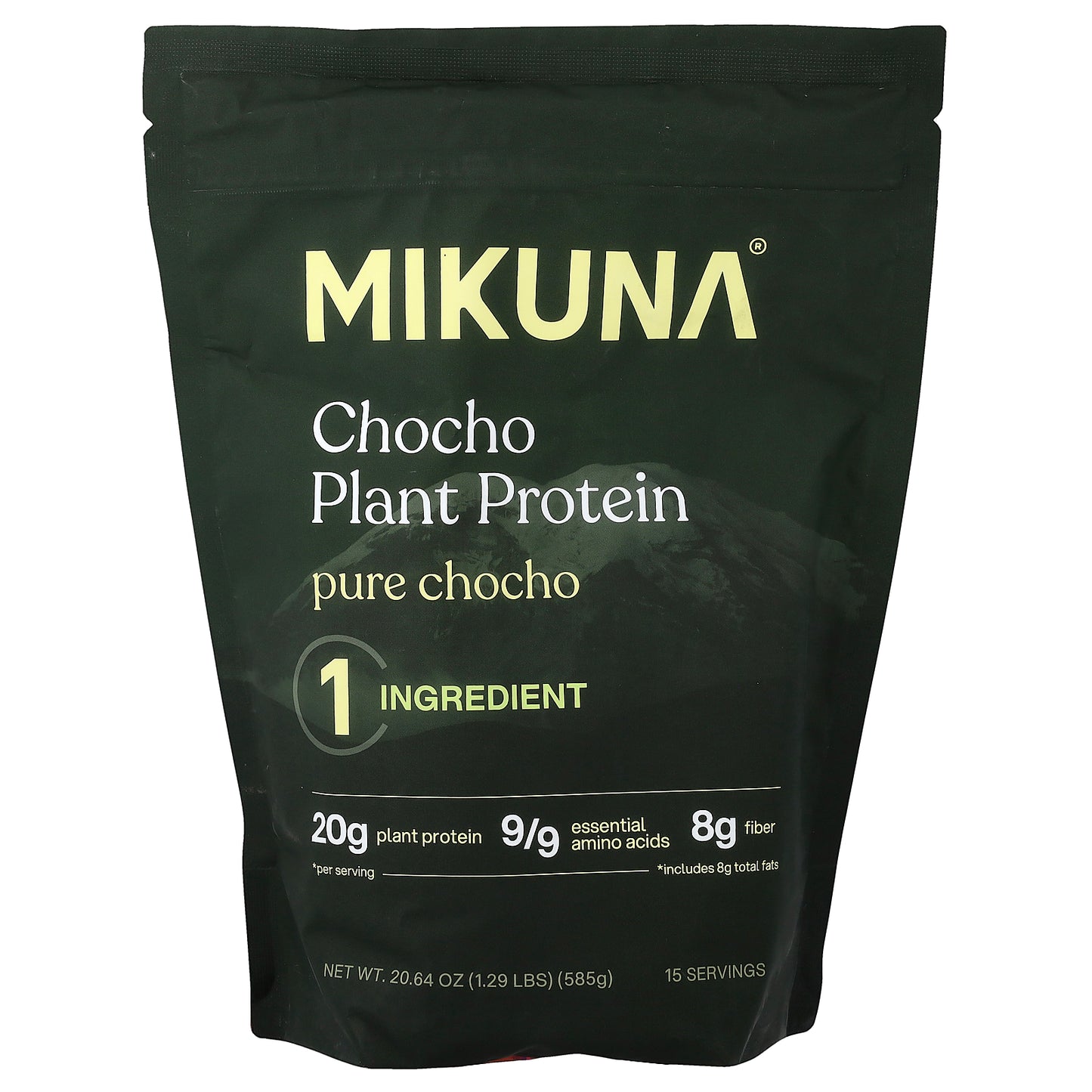 MIKUNA, Chocho Plant Protein Powder, Pure Chocho, 1.29 lbs (585 g)