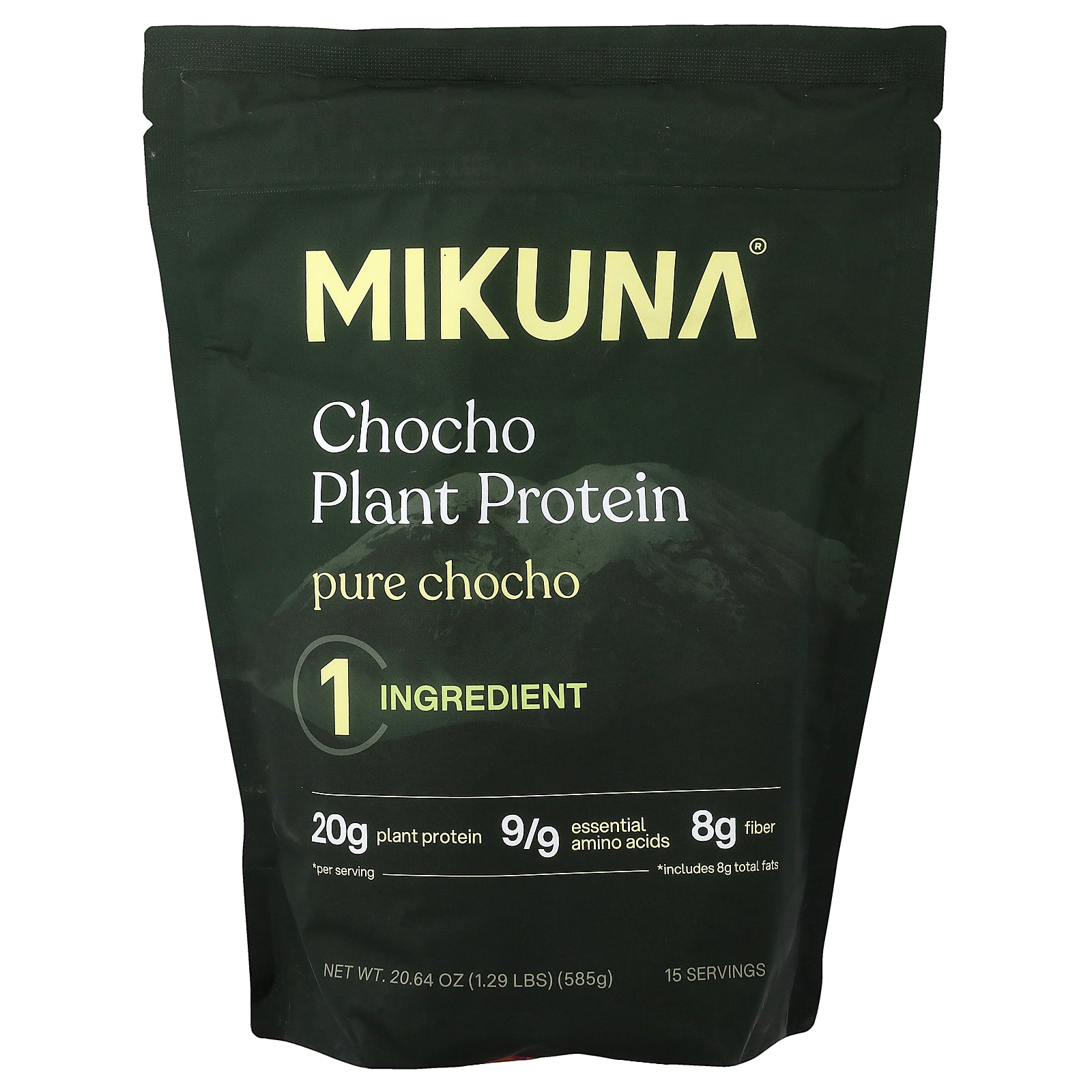 MIKUNA, Chocho Plant Protein Powder, Pure Chocho, 1.29 lbs (585 g)
