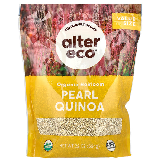 Alter Eco, Organic Heirloom Pearl Quinoa, 22 oz (624 g)