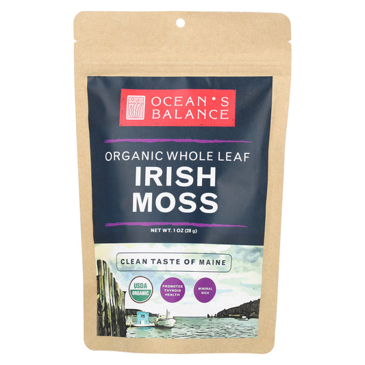 Ocean's Balance, Organic Whole Leaf Irish Moss, 1 oz (28 g)