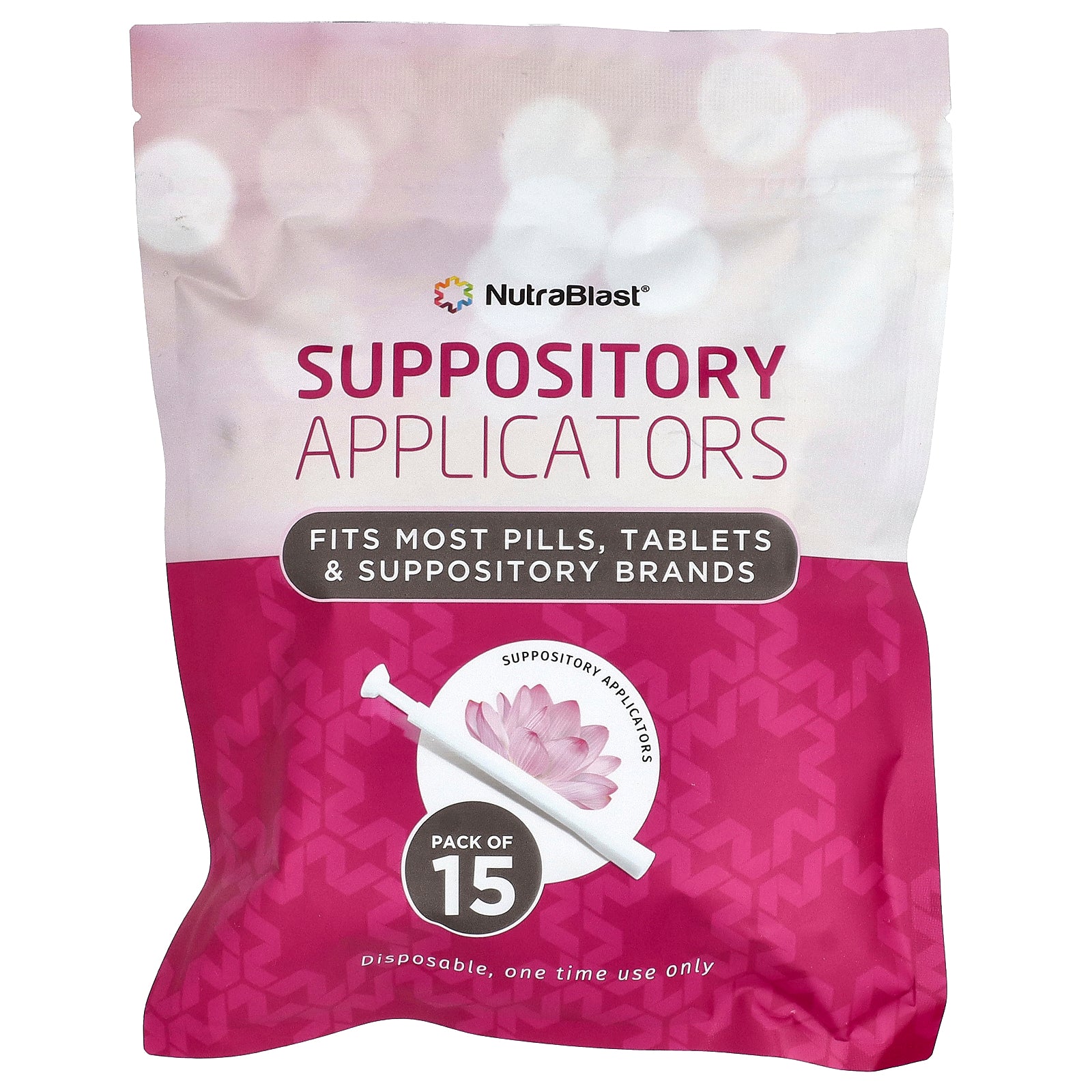 NutraBlast, Suppository Applicators, 15 Count