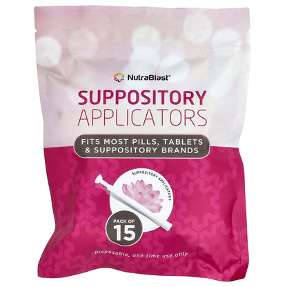 NutraBlast, Suppository Applicators, 15 Count