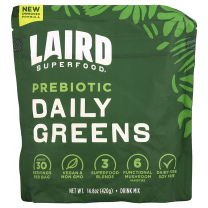 Laird Superfood, Prebiotic Daily Greens, 14.8 oz (420 g)