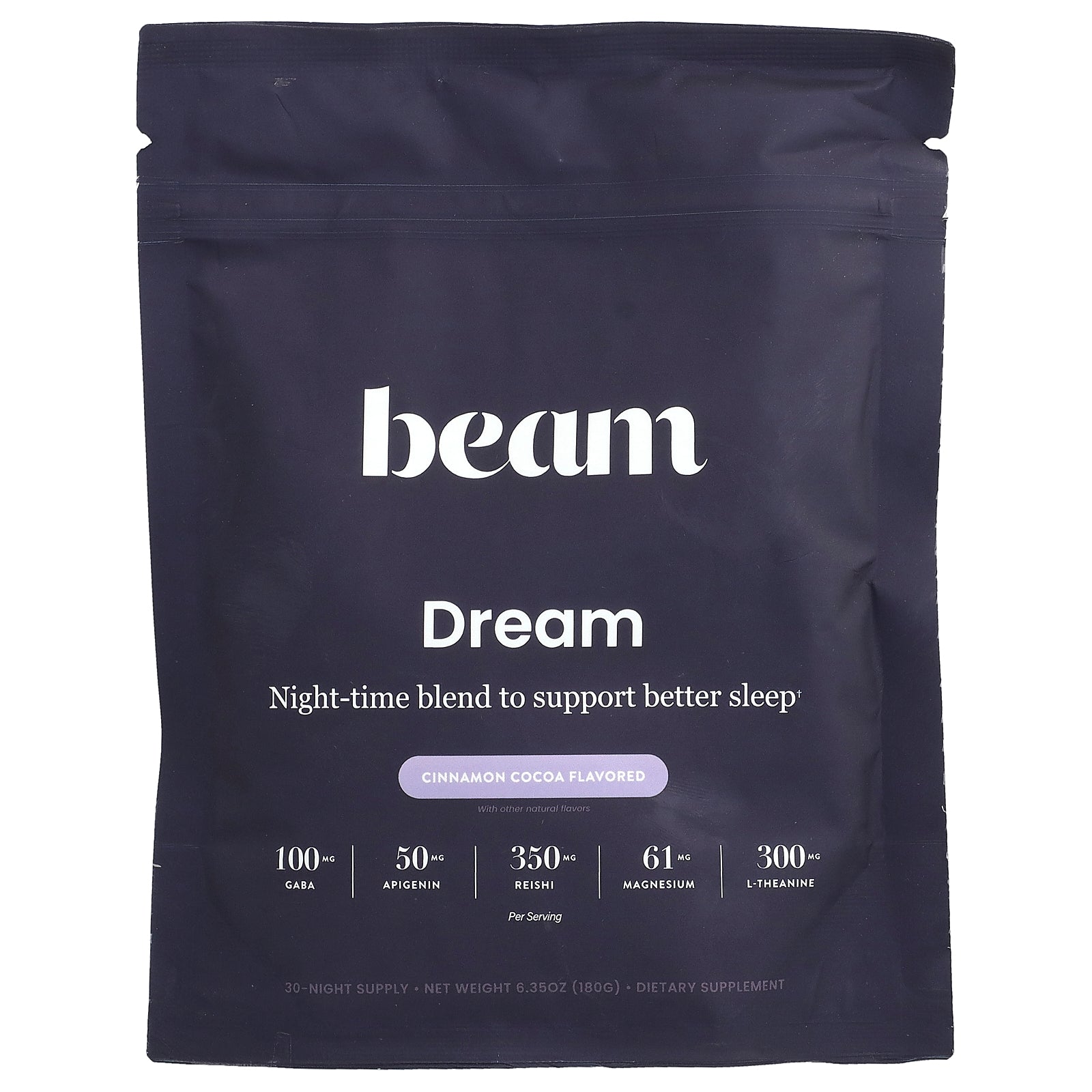 Beam, Dream, Cinnamon Cocoa, 6.35 oz (180 g)