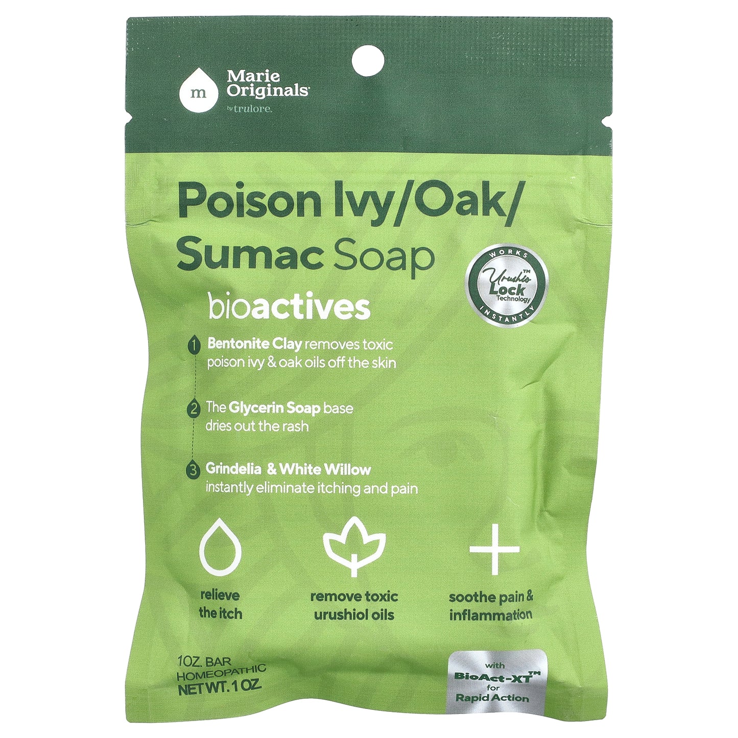 Marie Originals, Poison Ivy/Oak/Sumac Bar Soap, 1 oz
