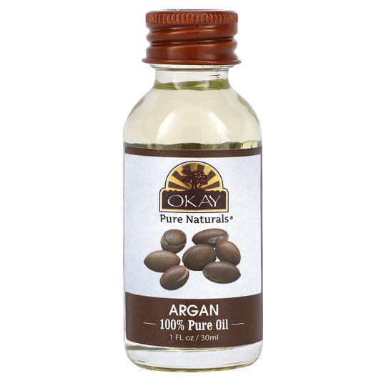 Okay Pure Naturals, 100% Pure Oil, Argan , 1 fl oz (30 ml)