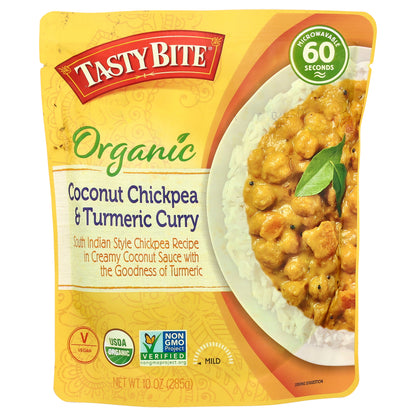 Tasty Bite, Organic Coconut Chickpea & Turmeric Curry, 10 oz (285 g)