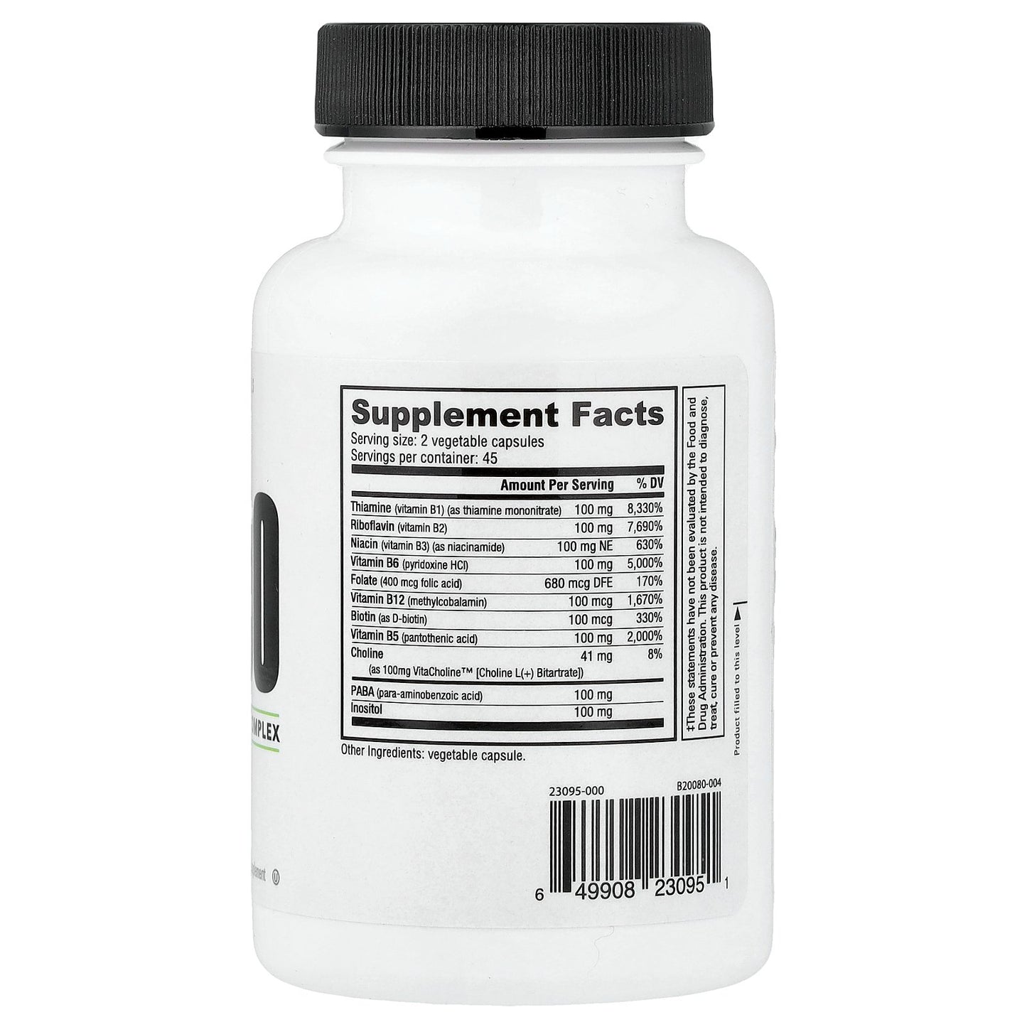 NutraBio, B-100, 90 Veggie Capsules