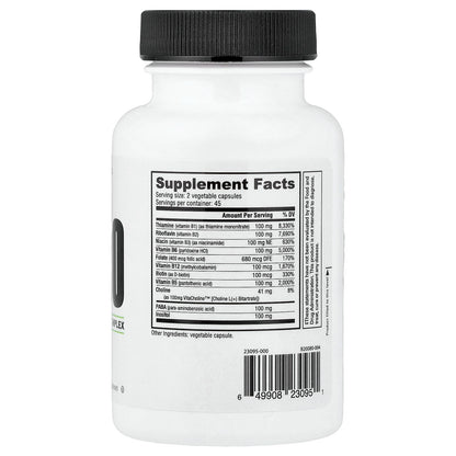 NutraBio, B-100, 90 Veggie Capsules