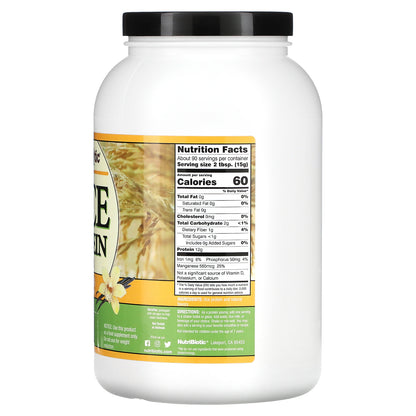 NutriBiotic, Rice Protein Powder, Vanilla, 3 lb (1.36 kg)