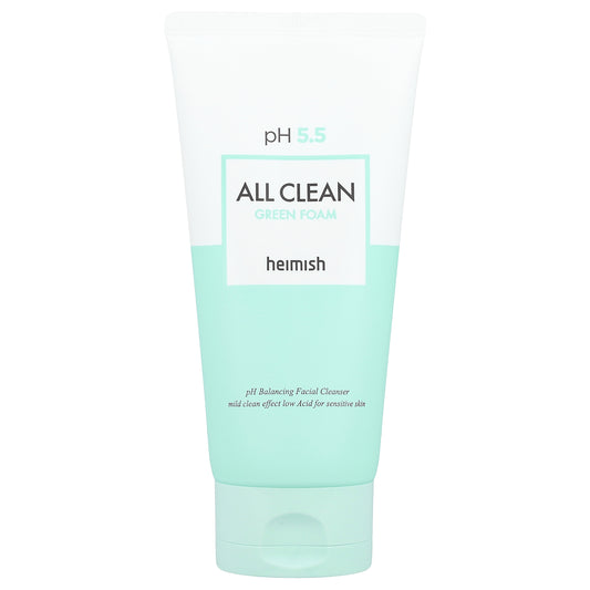 Heimish, All Clean Green Foam, Cleanser, 5.29 oz (150 g)