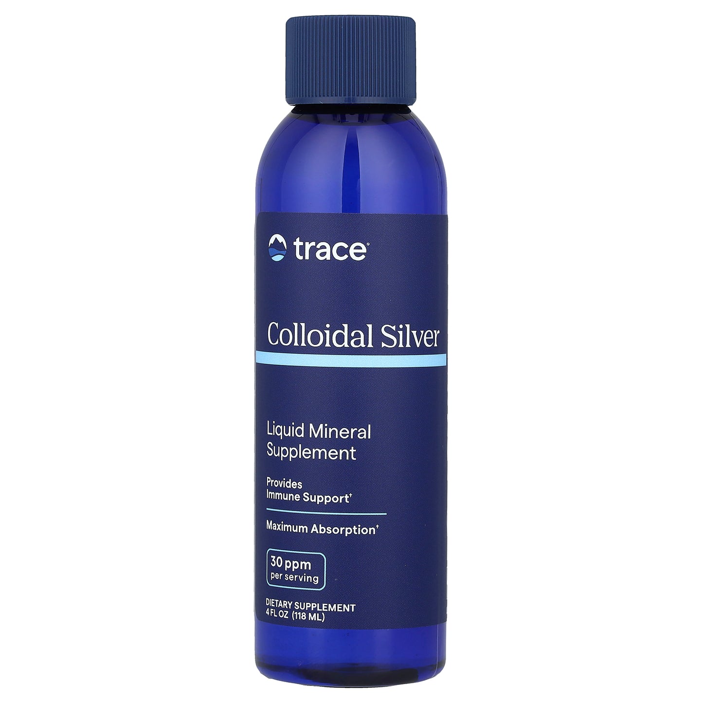 Trace, Colloidal Silver, 4 fl oz (118 ml)