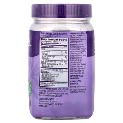 Natrol, Sleep & Restore Gummies, Melatonin Free, Cherry, 60 Gummies