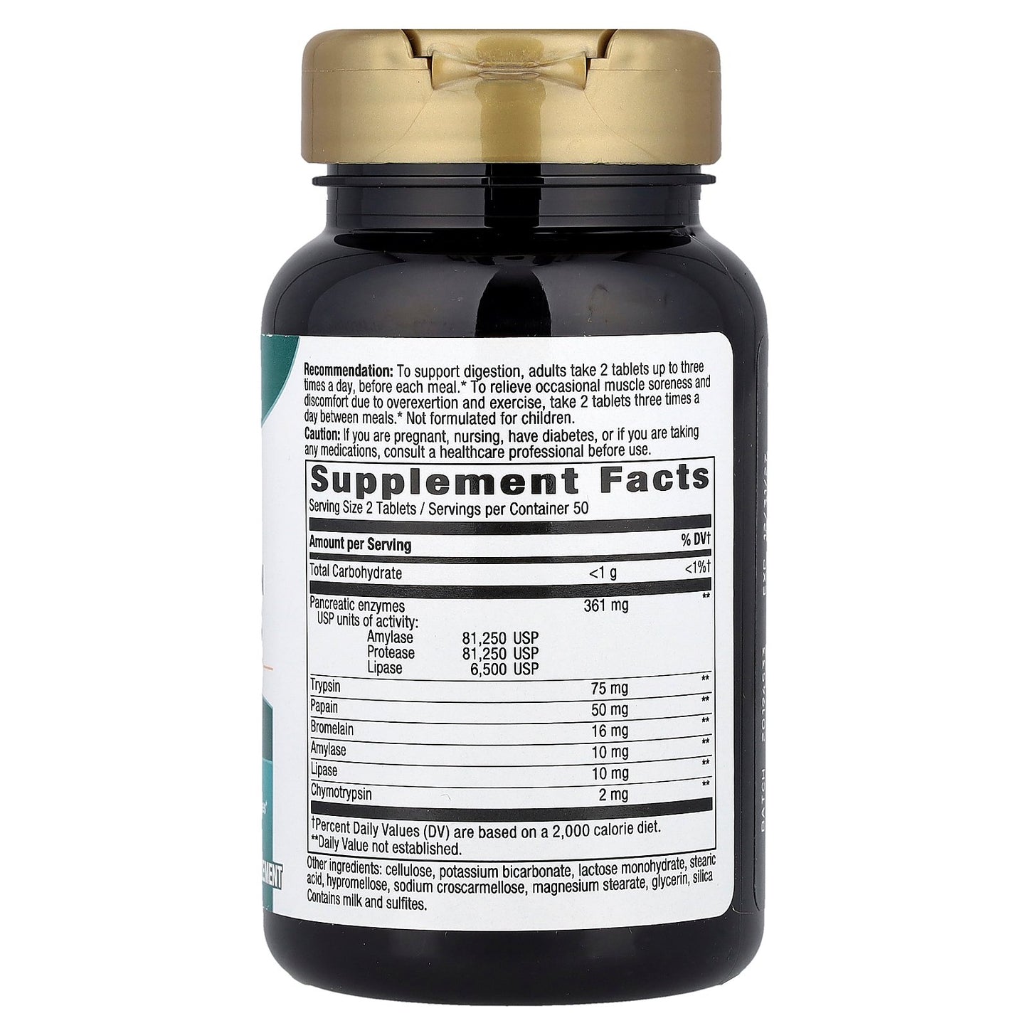 Nature's Way, MegaZyme®, Dual Action Enzymes, 100 Tablets