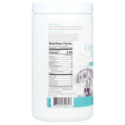 Mt. Capra, Clean Whole Protein + Minerals & Probiotics, 14.1 oz (400 g)