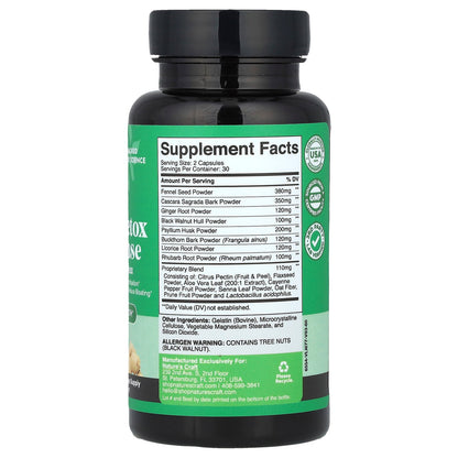 Nature's Craft, Colon Detox & Cleanse, 60 Capsules