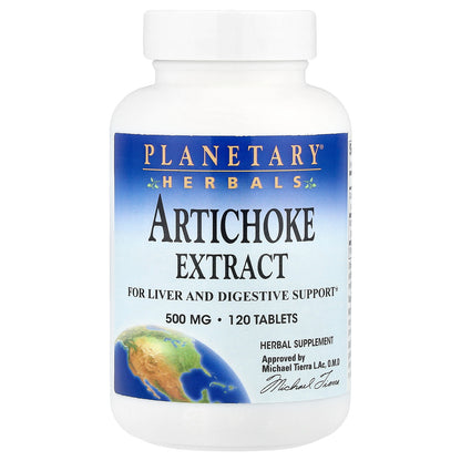 Planetary Herbals, Artichoke Extract, 120 Tablets