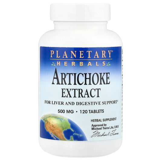 Planetary Herbals, Artichoke Extract, 120 Tablets