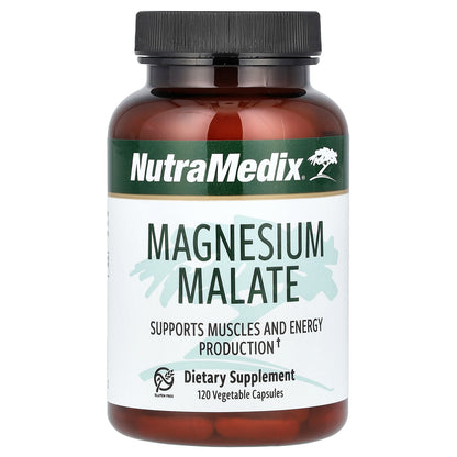NutraMedix, Magnesium Malate, 120 Vegetable Capsules (100 mg per Capsule)