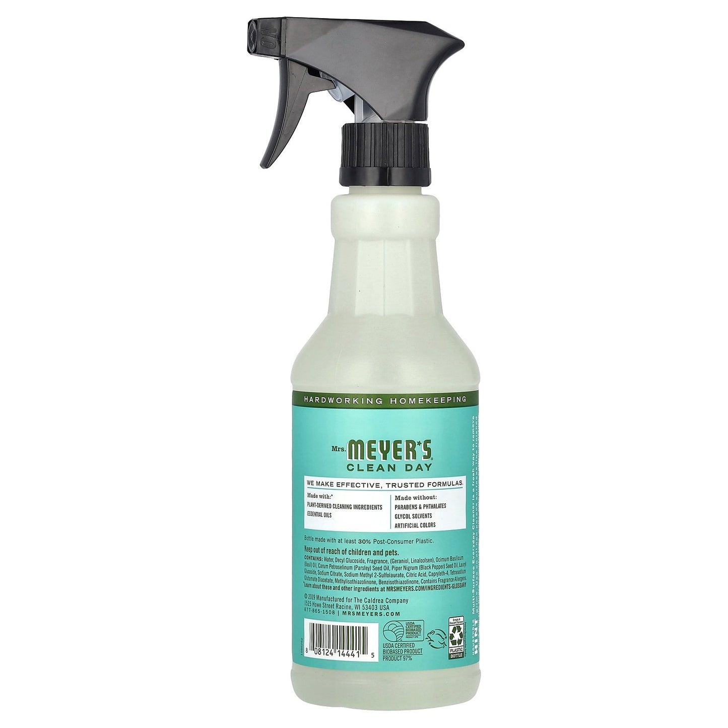 Mrs. Meyers Clean Day, Multi-Surface Everyday Cleaner, Basil Scent, 16 fl oz (473 ml)