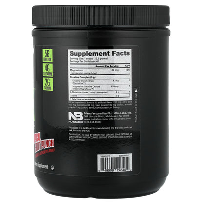 NutraBio, CGT MAX™, Tropical Fruit Punch, 1.1 lb (491 g)