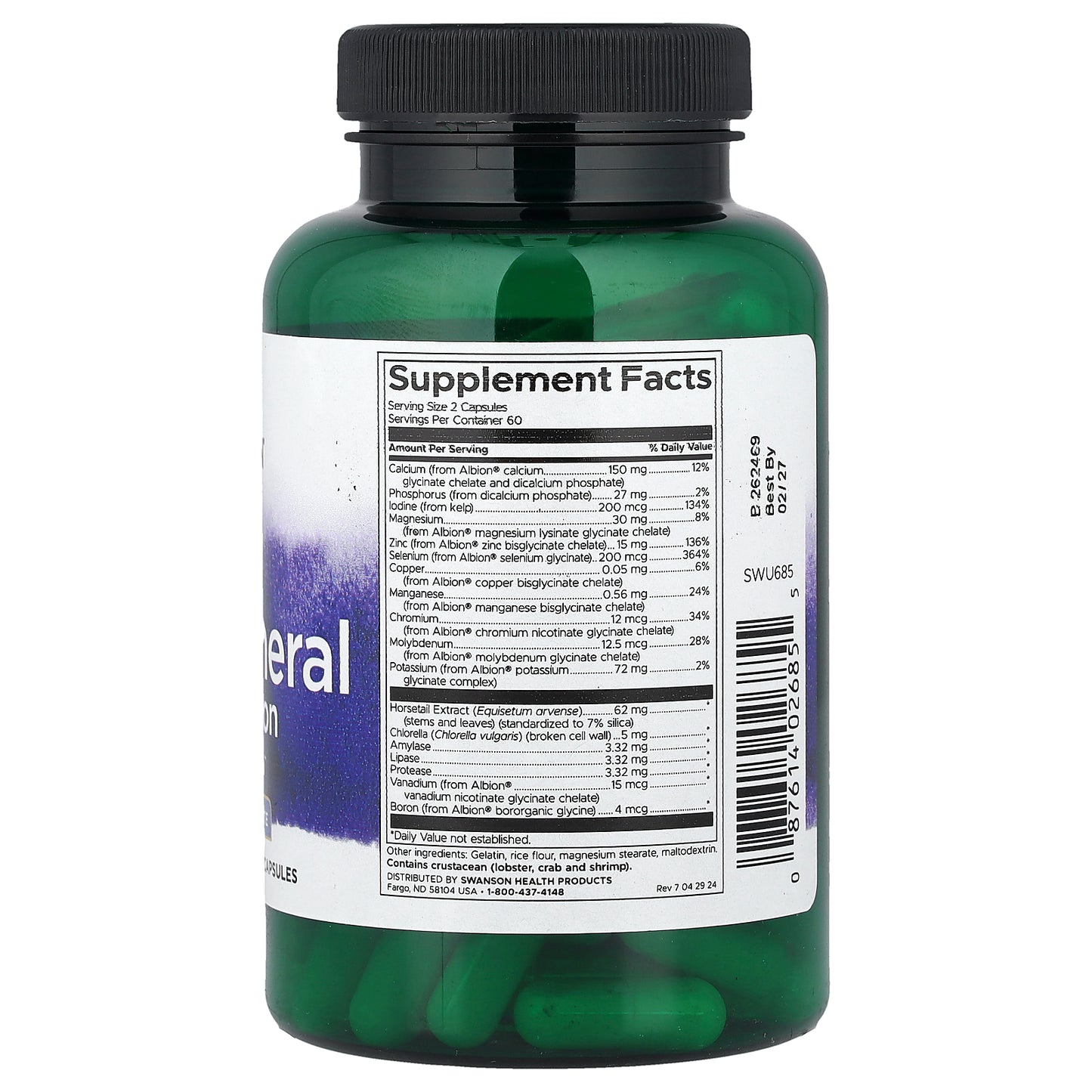 Swanson, Albion® Multi-Mineral without Iron, 120 Capsules