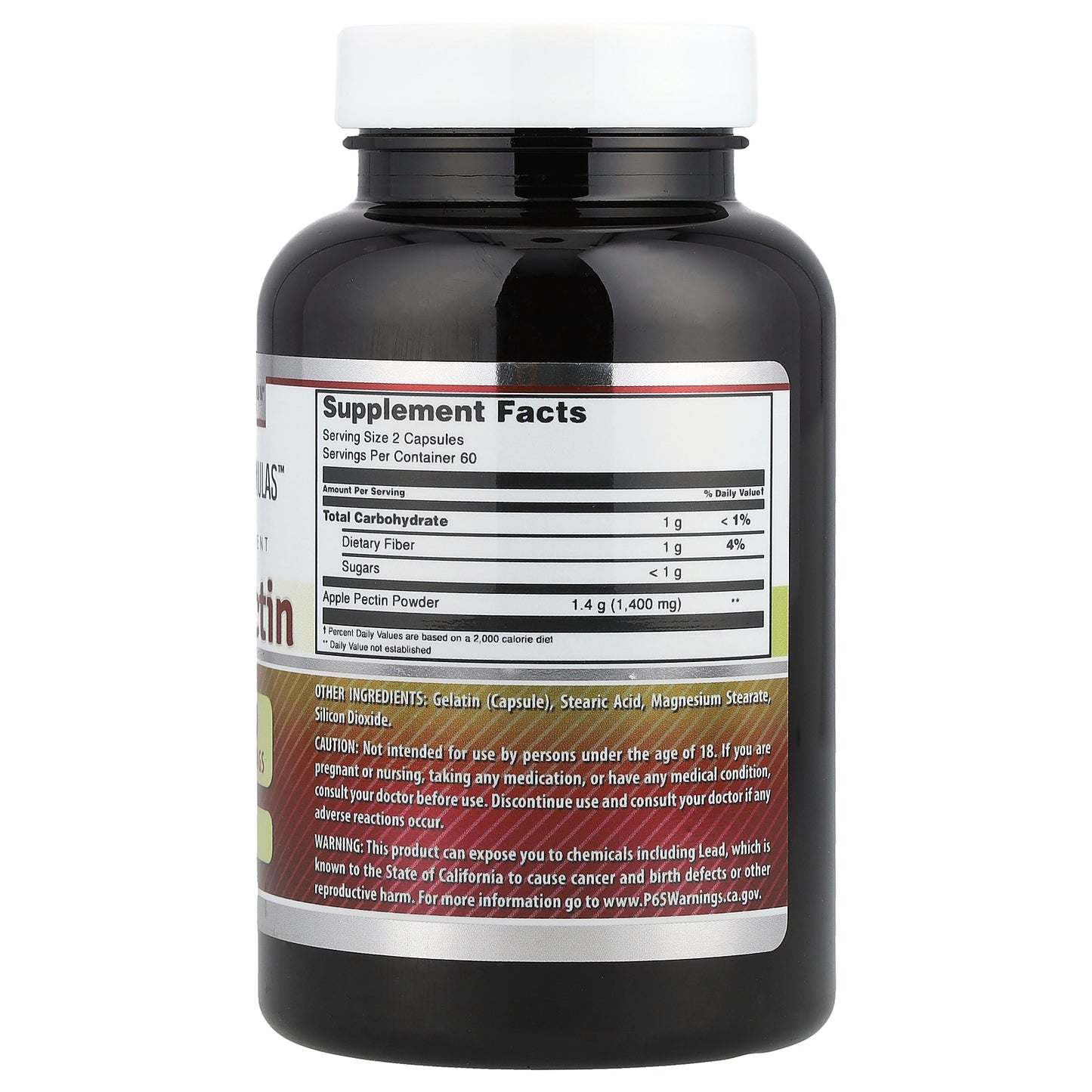 Amazing Nutrition, Apple Pectin, 120 Capsules (700 mg per Capsule)