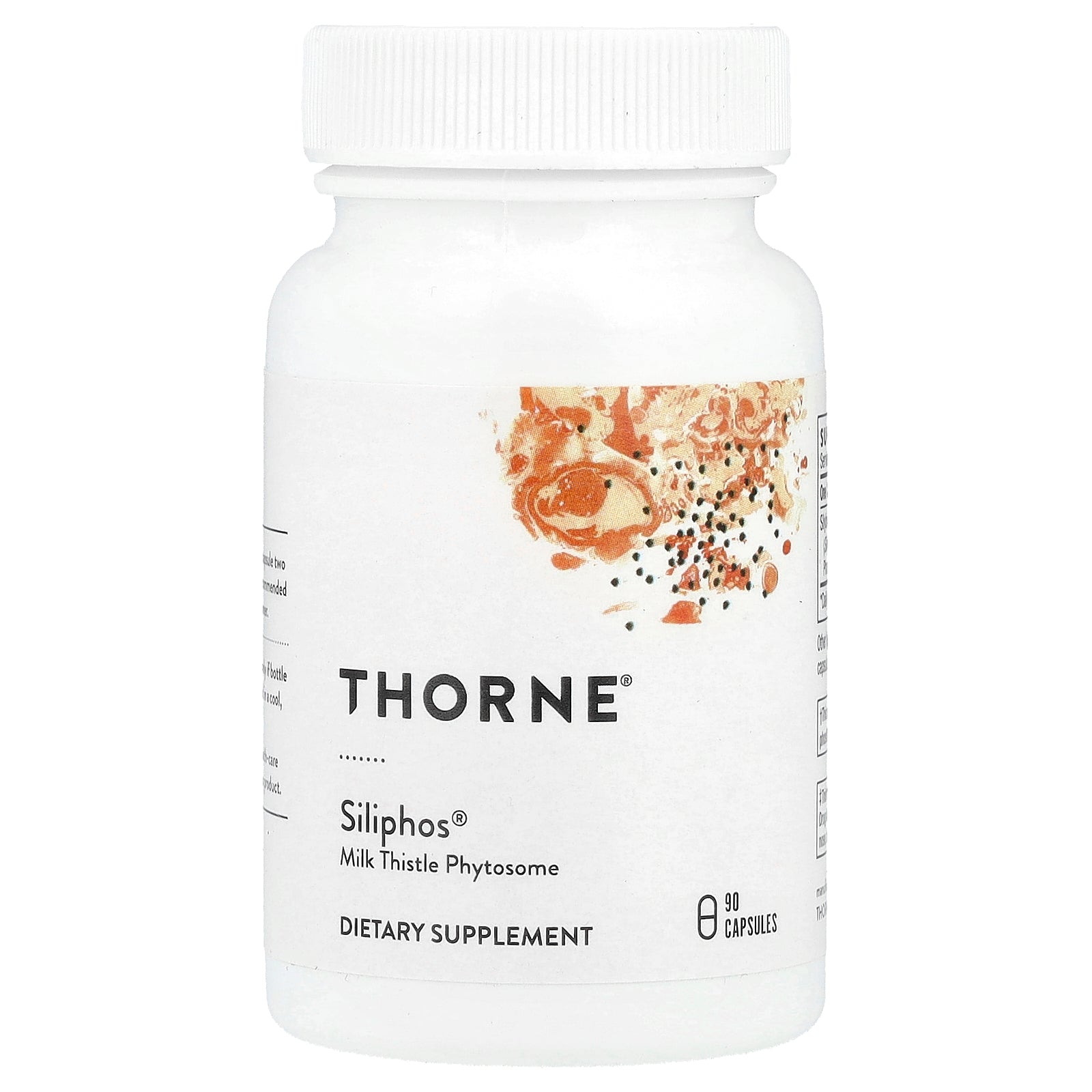 Thorne, Siliphos®, Milk Thistle Phytosome, 90 Capsules (180 mg per Capsule)