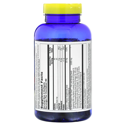 Nature's Life, The Total EFA, Omega 3-6-9, 1,200 mg, 180 Softgels