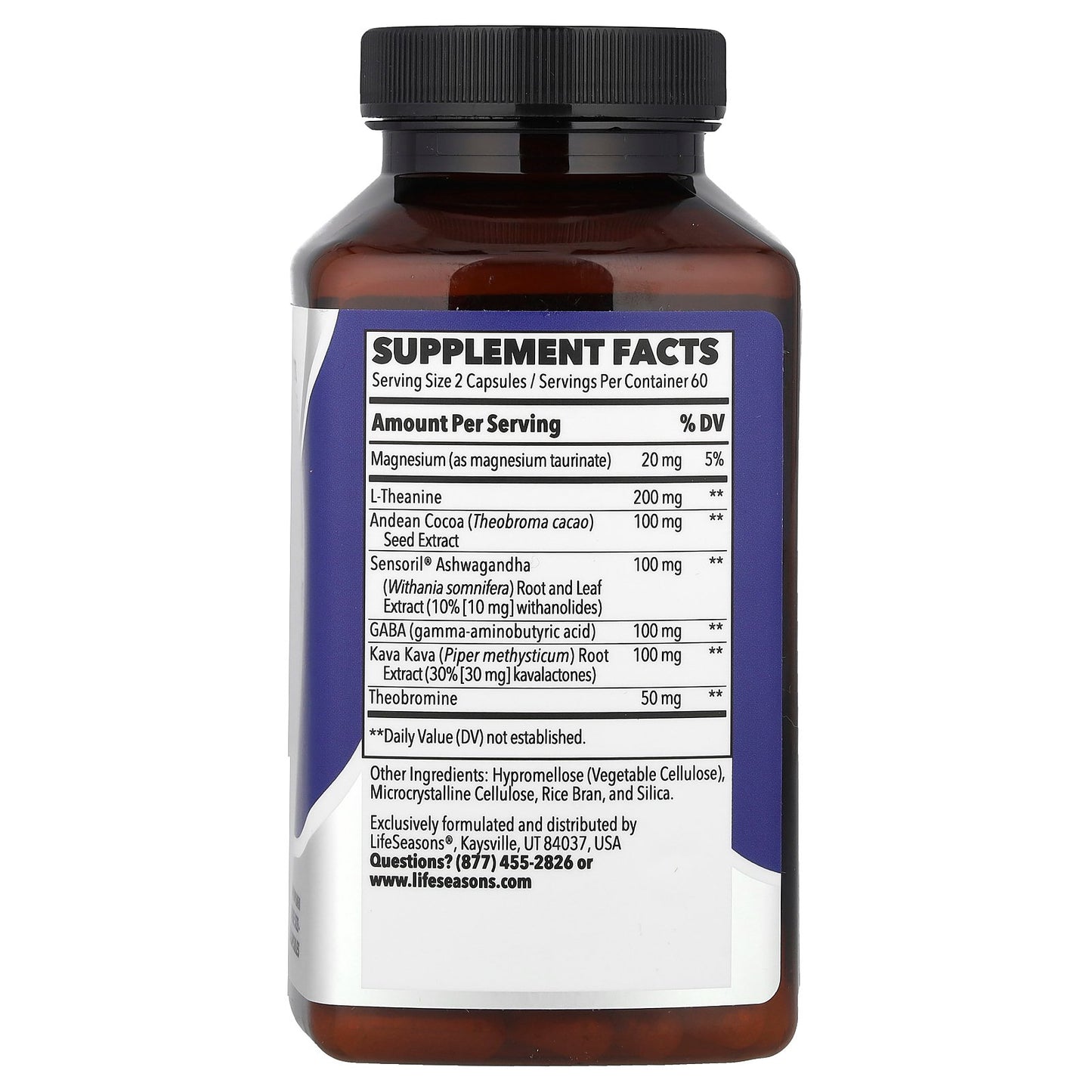 LifeSeasons, Anxie-T®, Stress Support, 120 Veg Capsules