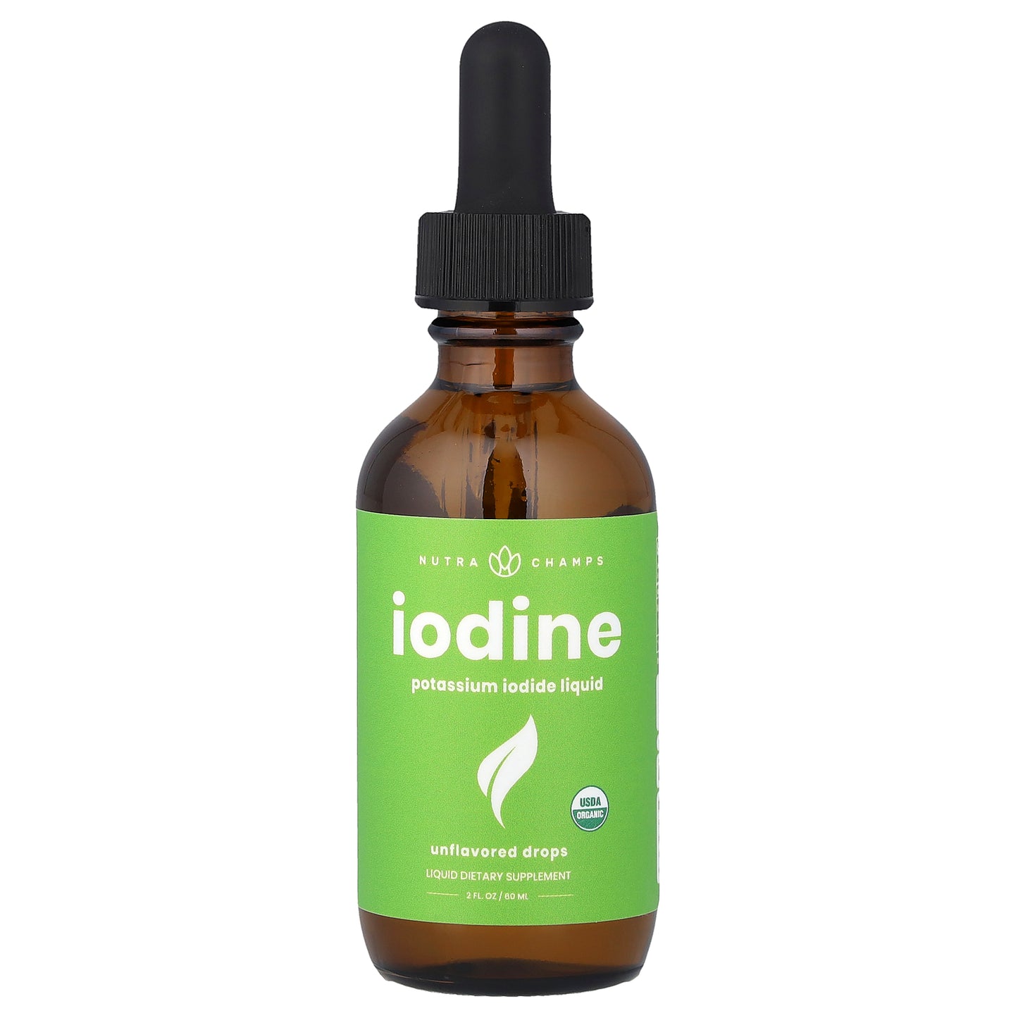 NutraChamps, Iodine Liquid Drops, Unflavored, 2 fl oz (60 ml)