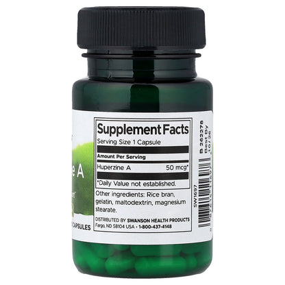 Swanson, Huperzine A, 50 mcg, 60 Capsules