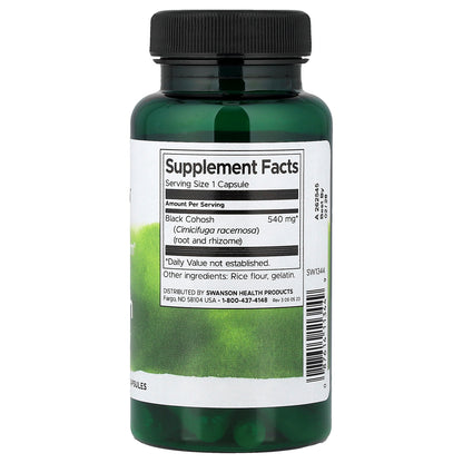 Swanson, Full Spectrum® Black Cohosh, 540 mg, 60 Capsules