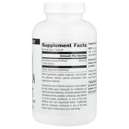 Source Naturals, Echinacea Extract, 500 mg, 200 Capsules