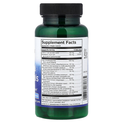 Swanson, Adrenal Essentials, 60 Veggie Caps