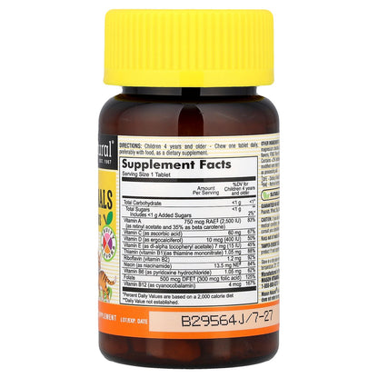 Mason Natural, Chewable Little Animals Multivitamins, Fruity, 60 Chewables