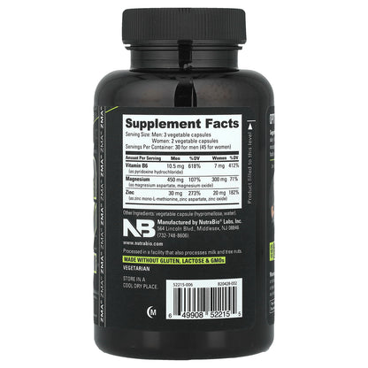 NutraBio, ZMA®, 90 Capsules